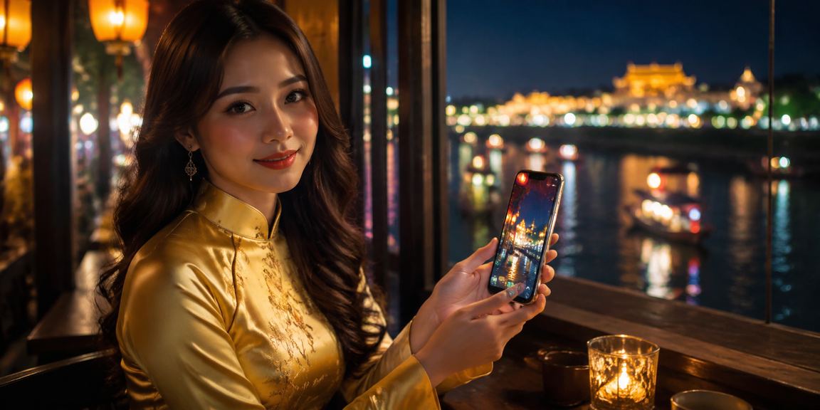 Người chơi High Roller sử dụng điện thoại tại Sài Gòn